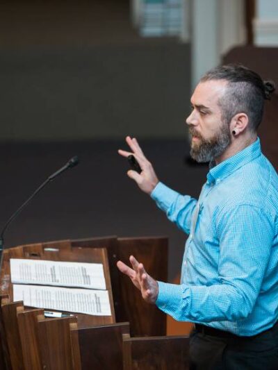 legal director Mat dos Santos presents at annual meeting