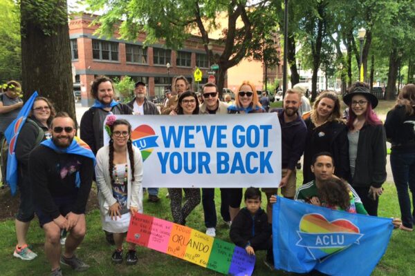 ACLU pride participants