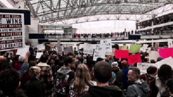 Portland International Airport Protestors