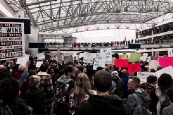 Portland International Airport Protestors