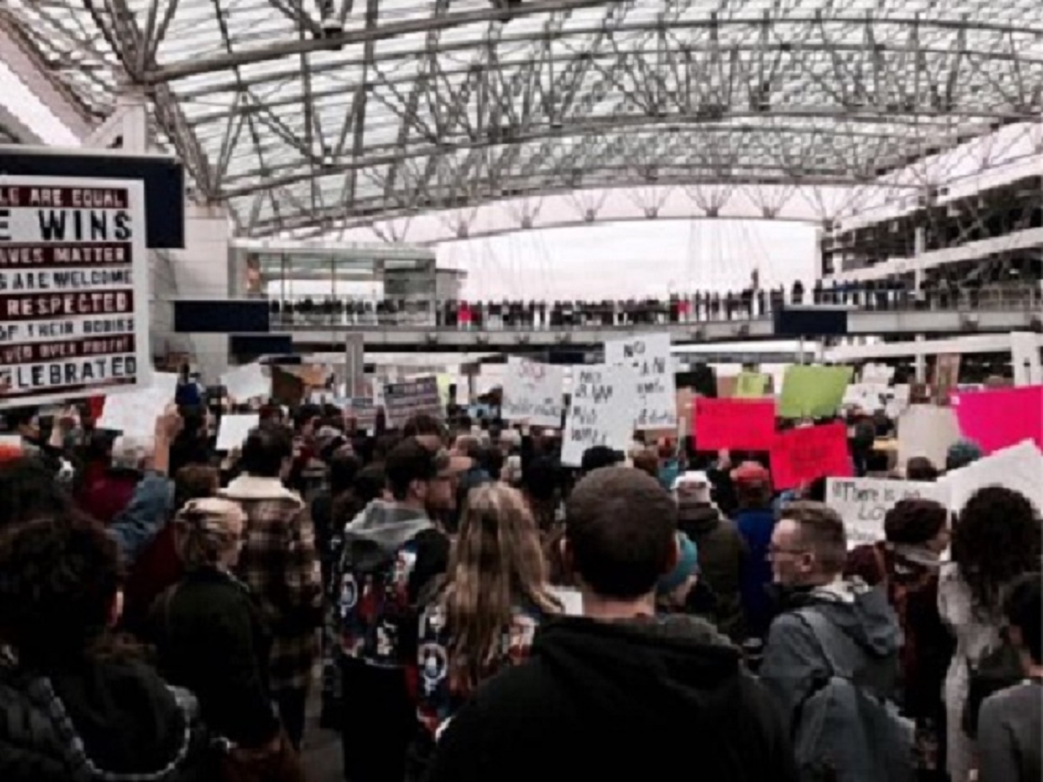 Portland International Airport Protestors