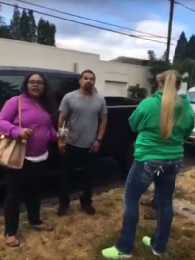 ICE agent in street clothes questions Isidro and his wife