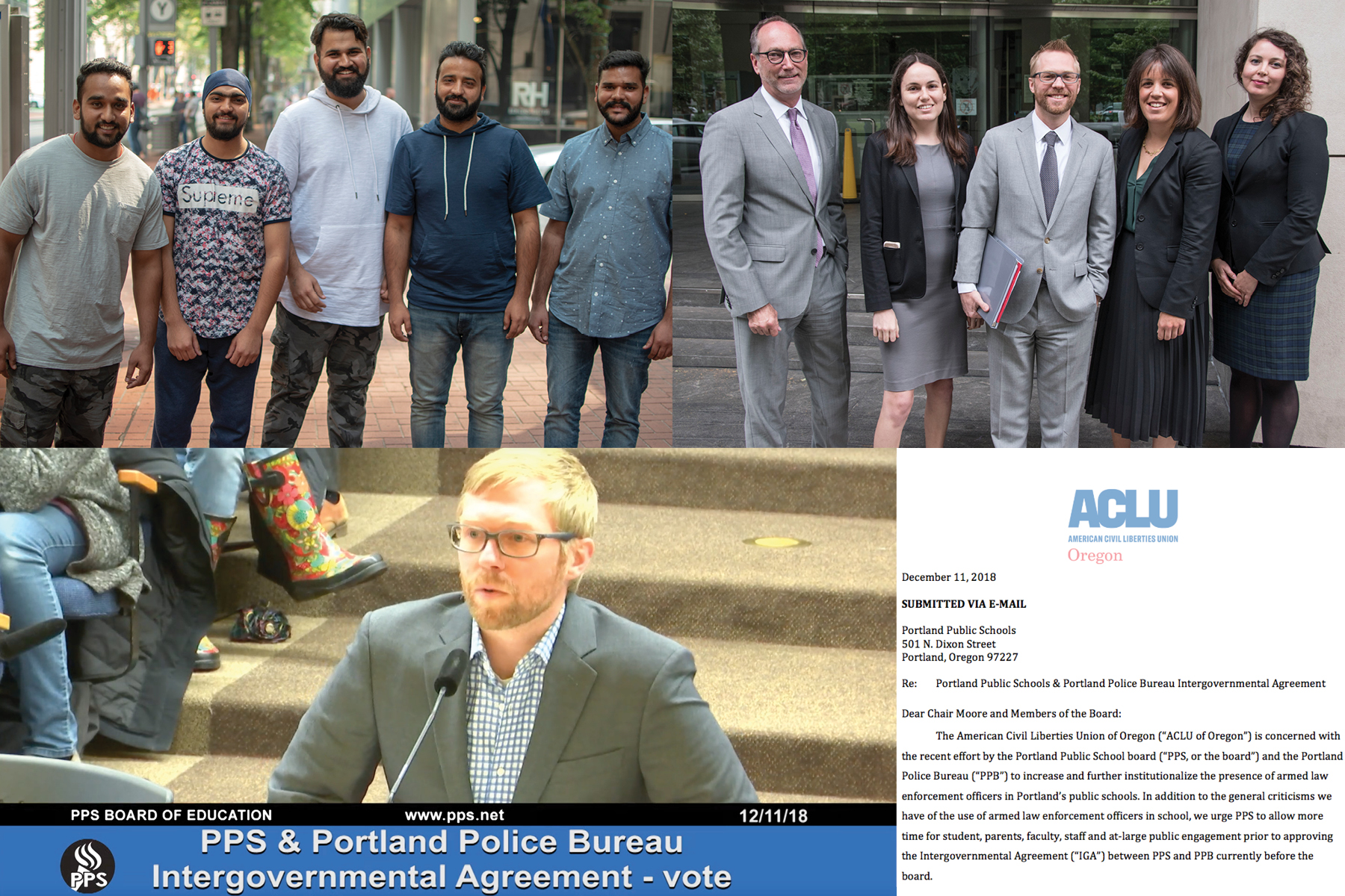 ACLU of Oregon December 2018