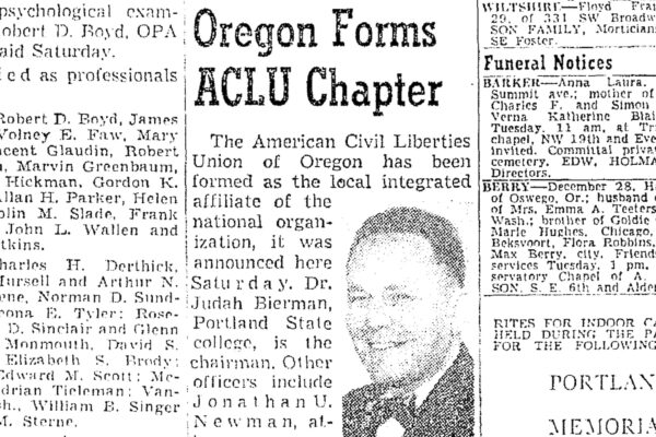 ACLU founding