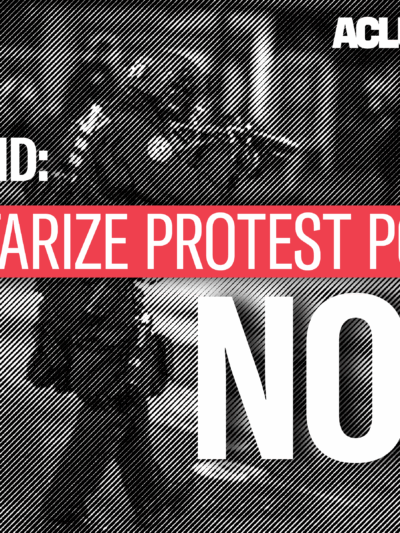 Portland: Demilitarize Protest Police Now