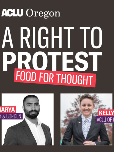 food for thought protest