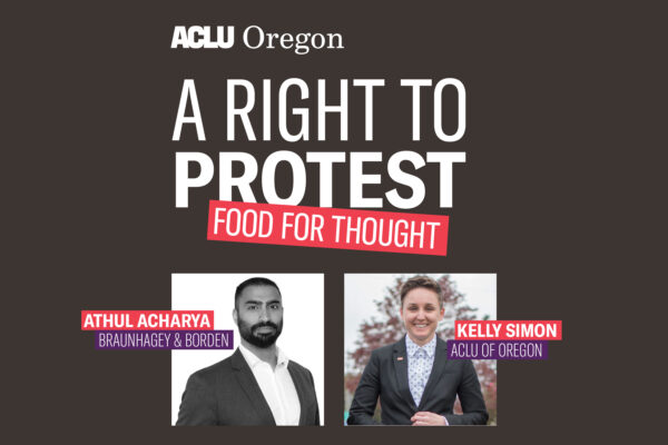 food for thought protest