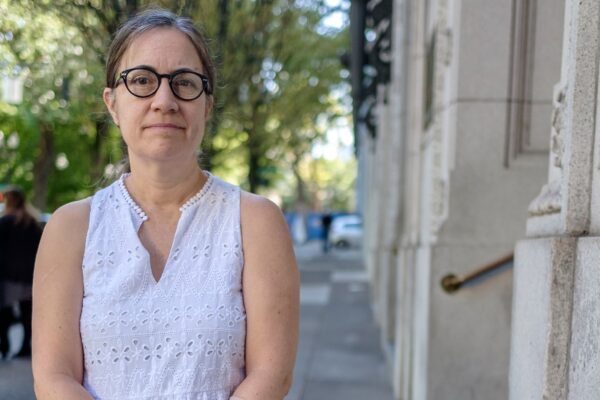 Photo of Michelle Fawcett (photo by Doug Brown, ACLU of Oregon staff member).