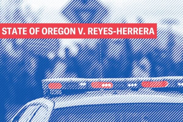 Graved photo of police car at a rally