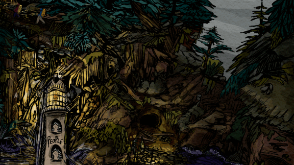 illustrated cover of ACLU Oregon's fall 2022 magazine, entitled "In darkness, we make our own light"