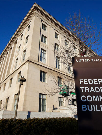 The Federal Trade Commission building in Washington.