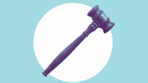 Wooden gavel