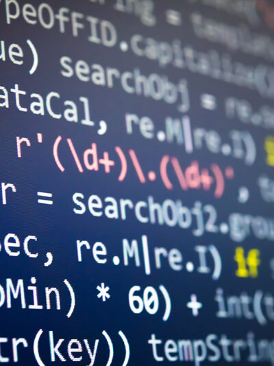 A string of computer code.