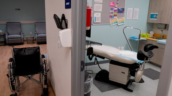 Inside an abortion clinic.