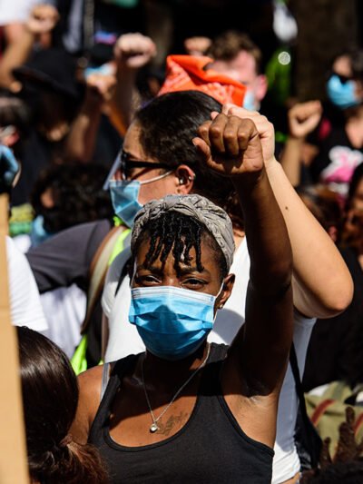 A group of protesters.