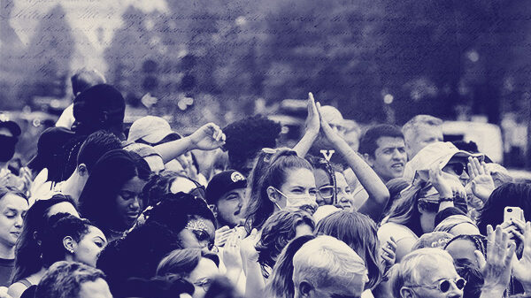 People gathering to have their voices heard.