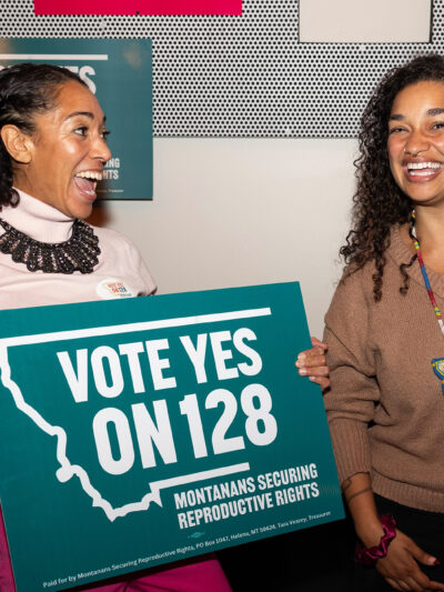 Montanan volunteers for reproductive rights