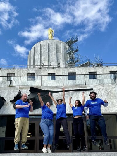Policy Team at Capitol Building