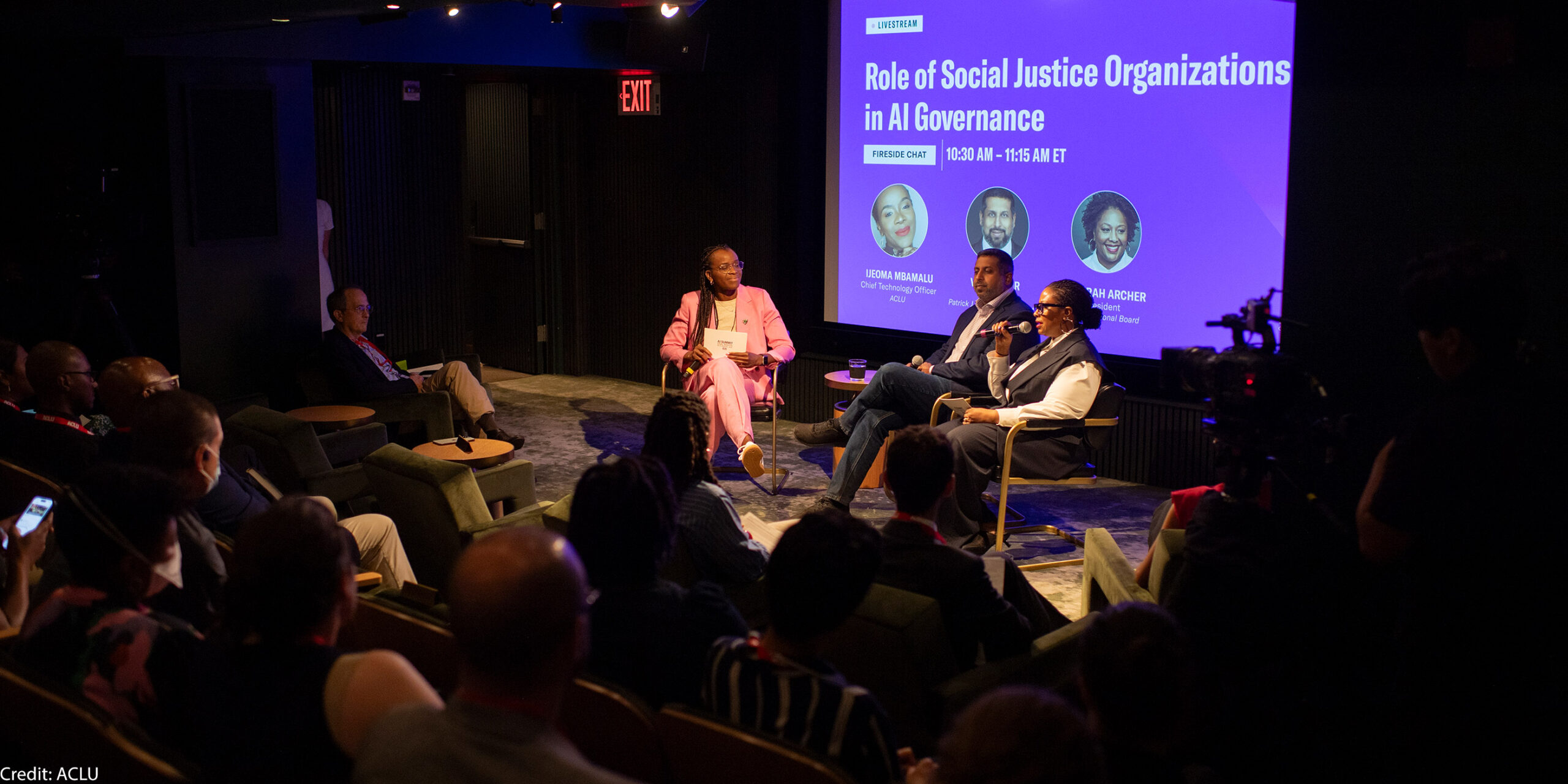 The panel members of the ACLU CRiDA Summit.