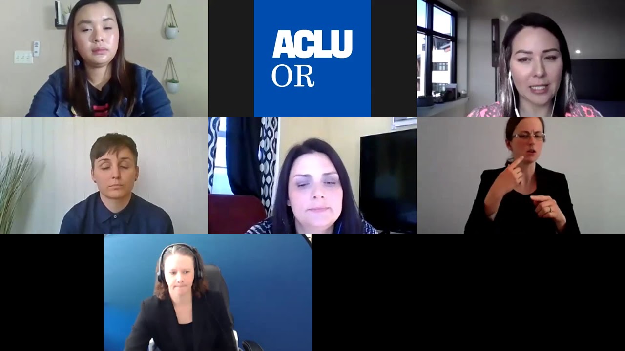 WEBINAR: COVID-19 in Oregon's prisons and jails - April 29, 2020