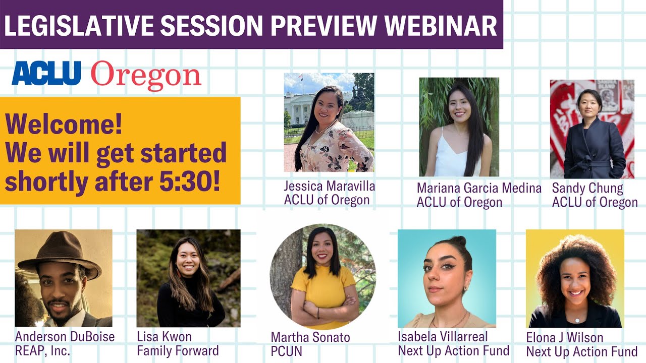 2022 Legislative Session Preview Webinar