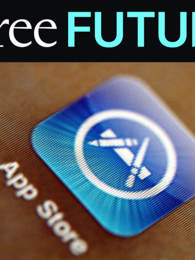 Closeup of app store icon on a phone screen