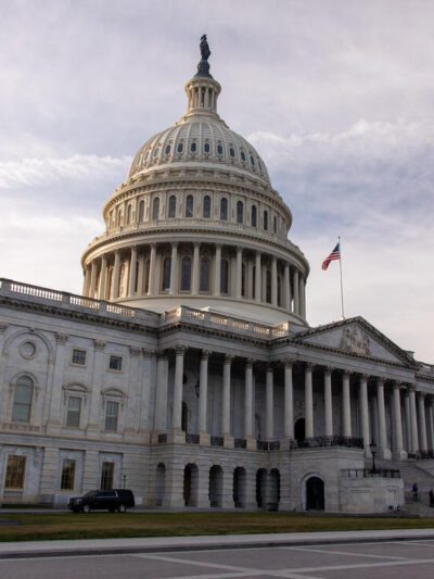 A photo of the U.S. Capitol Building.