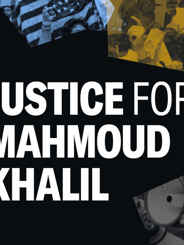 Justice for Mahmoud Khalil