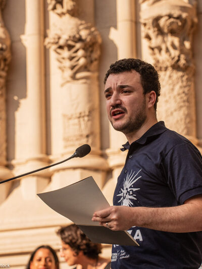A photo of Mahmoud Khalil.