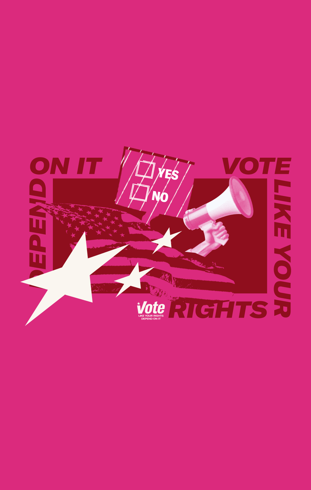 A photo collage representing electoral work regarding on ballot measures.