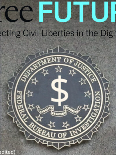 An FBI Seal with a dollar sign in the middle