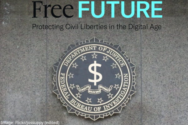 An FBI Seal with a dollar sign in the middle