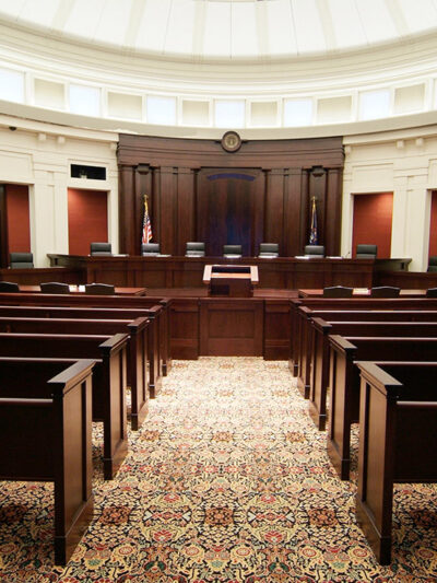 The Supreme Court Room at Lansing Michigan.