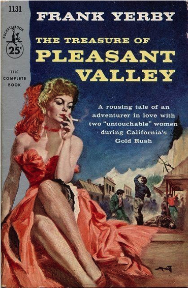 The cover of the book The Treasure of Pleasant Valley by Frank Yerby 