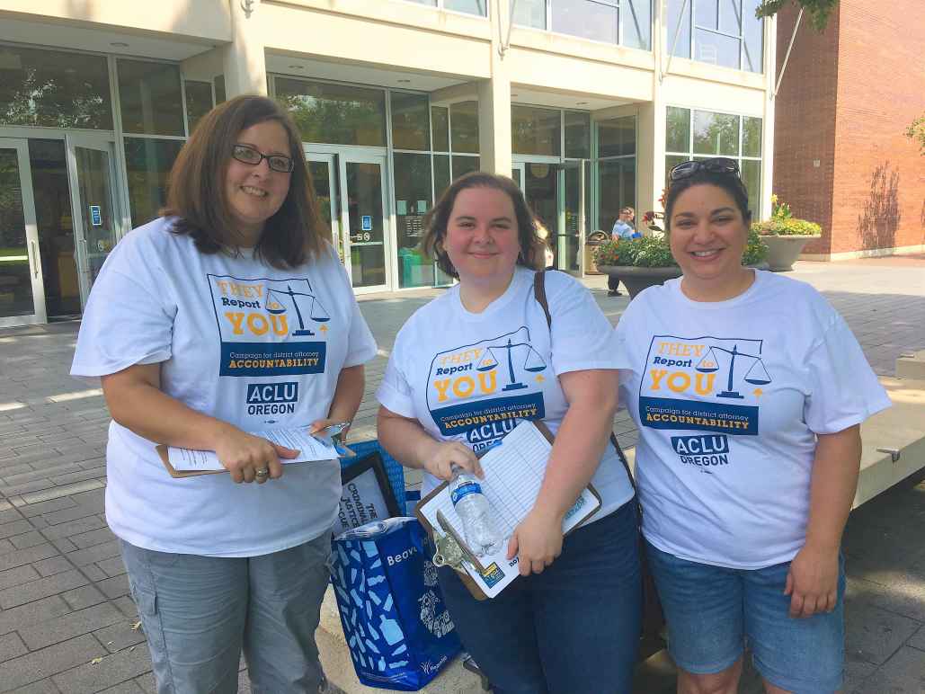 volunteers at the launch of They Report to You