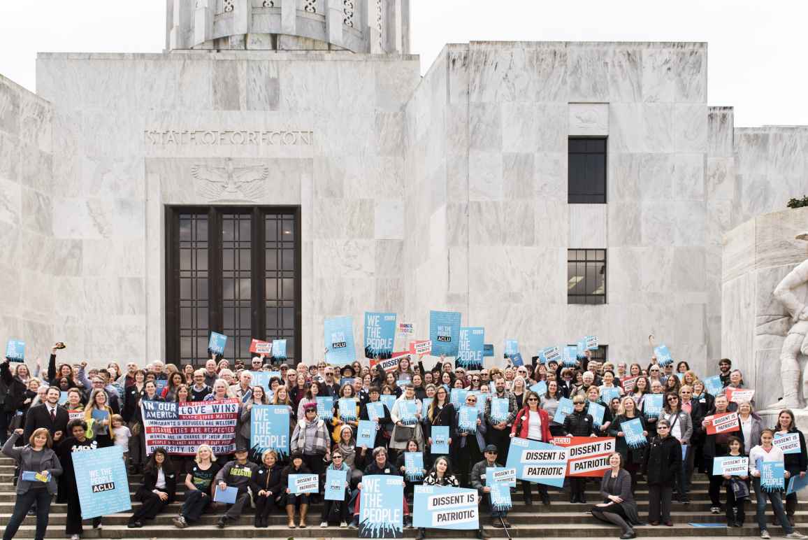 aclu volunteers at the state capitol