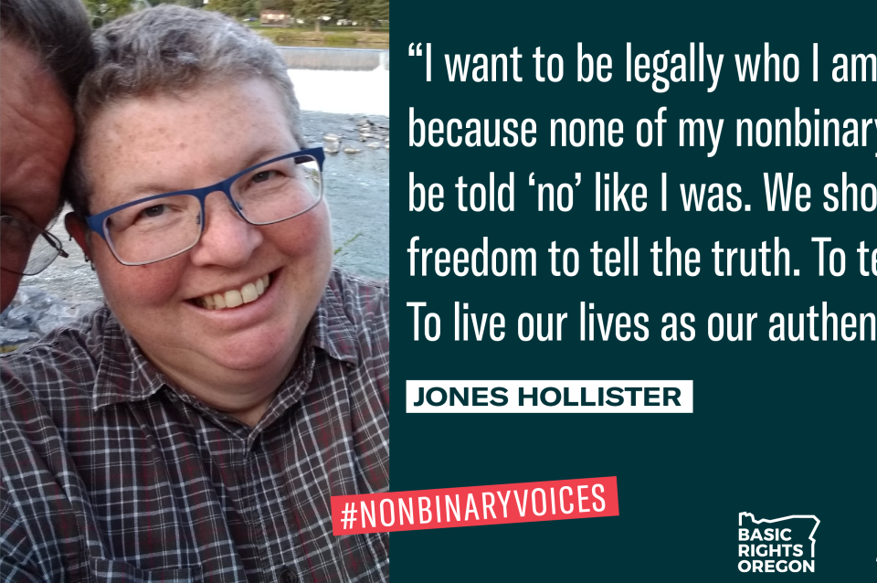 Nonbinary Eugene Resident Appeals Denial of Gender Marker by Lane 