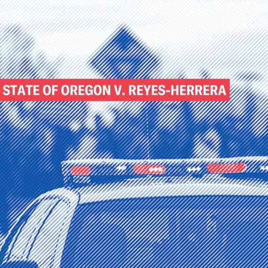 Graved photo of police car at a rally