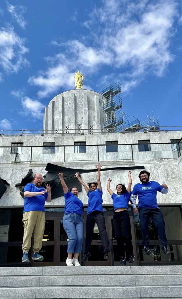 Policy Team at Capitol Building