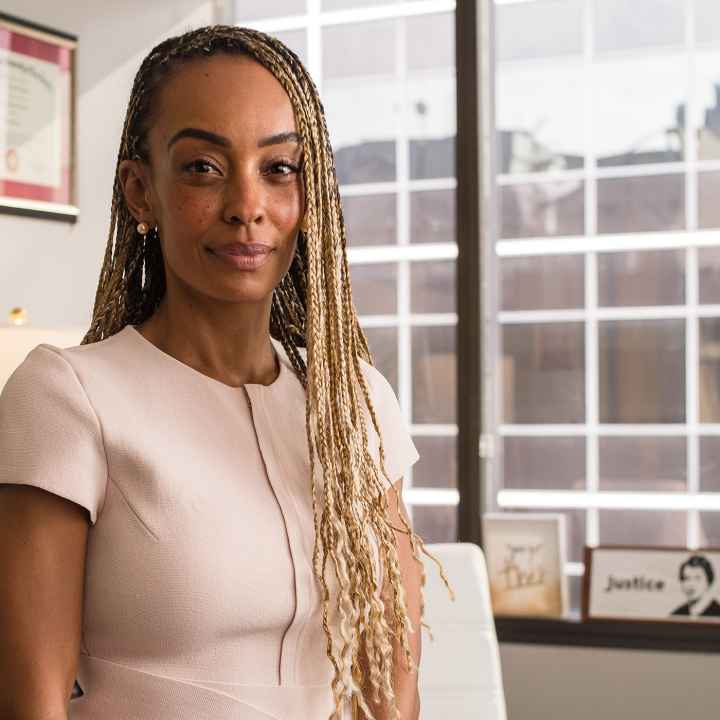 A photo of ACLU of Louisiana’s executive director Alanah Odoms.