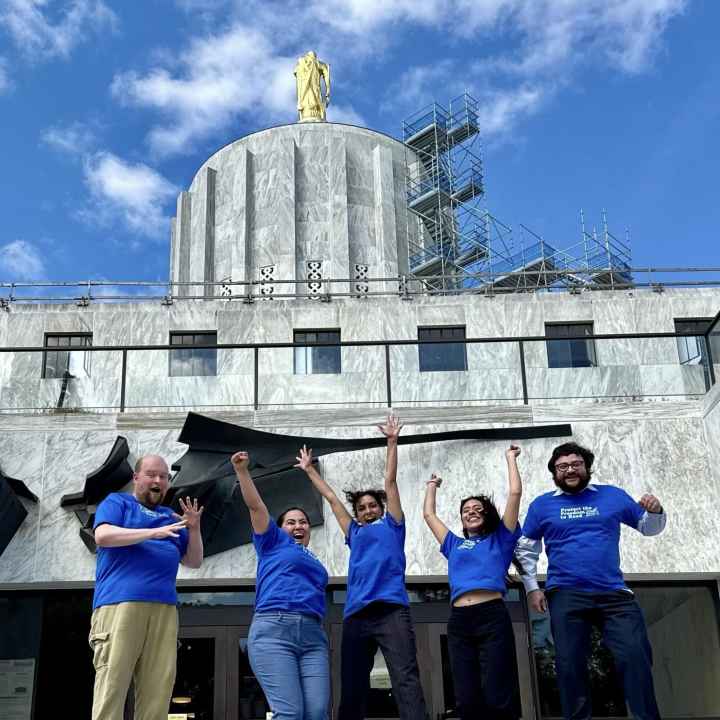 Policy Team at Capitol Building