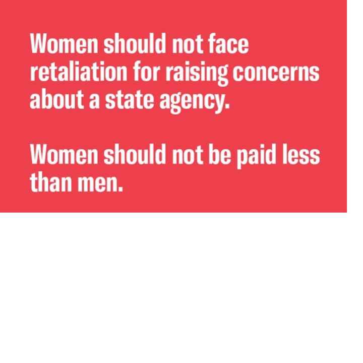 Text about investigation about retaliation and pay inequity at OPDS