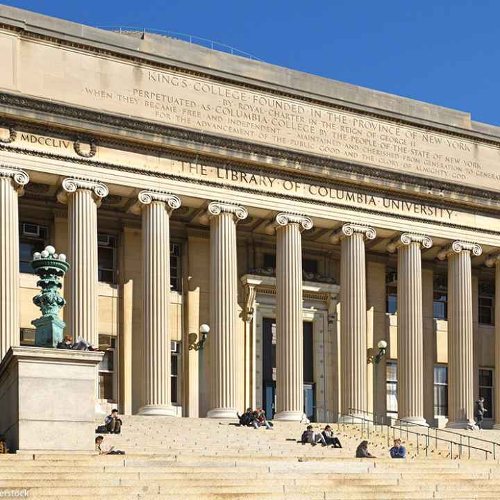 Low Memorial Library on Morningside Heights campus of Columbia University.