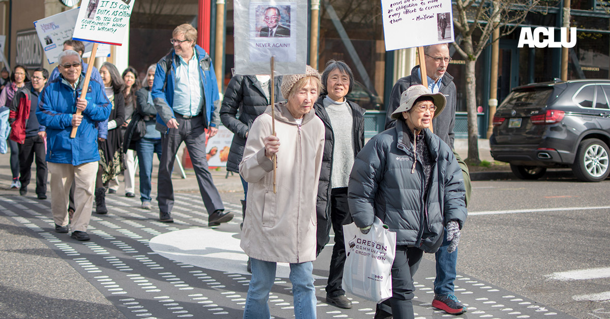 Min Yasui Demonstration Oregon